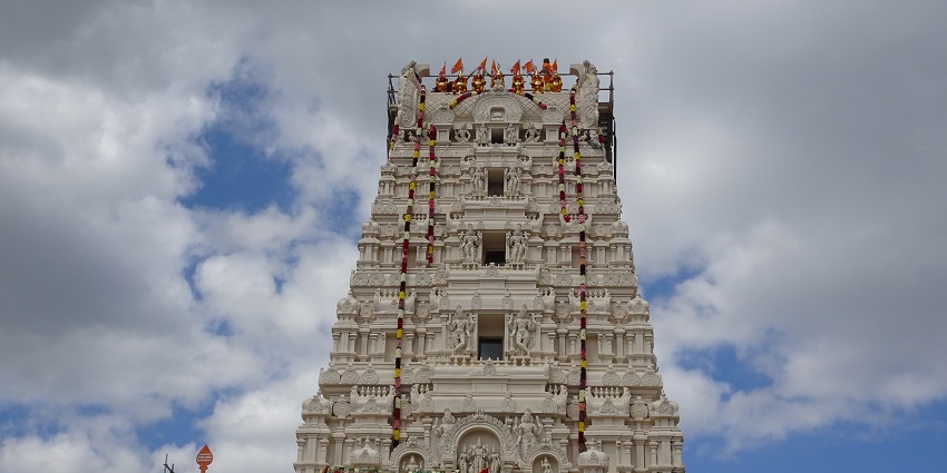 Murugan Temple of North America, a spiritual center for Tamil Hindus in Maryland.
