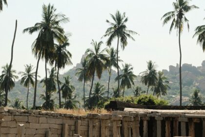 Thirupparankundram cave temple with carved pillars, one of the Murugan temples in Madurai