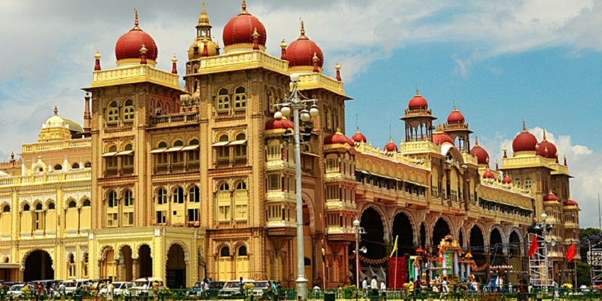 Mysore Palace, a royal place to visit in april in Karnataka