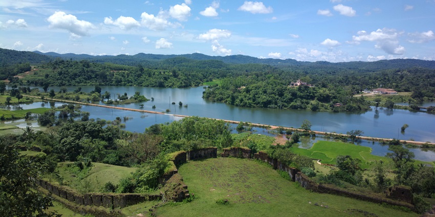 Nagara Fort, an ancient place to visit near Kollur Mookambika Temple for travellers.