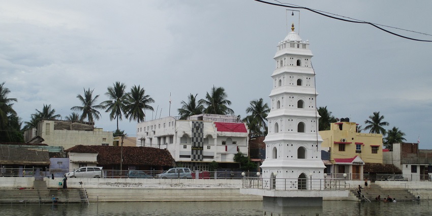 View of Nagore Dargah Viewpoint near Nagore Dargah, dedicated to Hazrat Shahul Hameed.