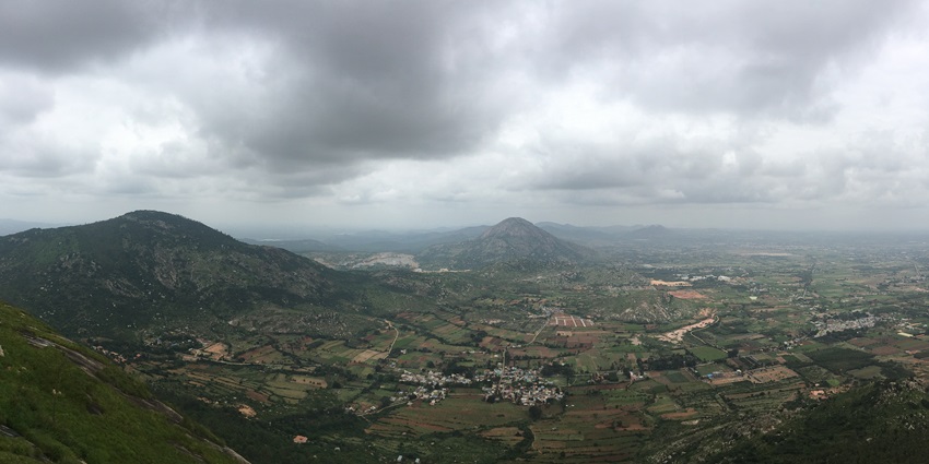 Clouds in the sky at Nandi Hills, a place to visit near Bangalore