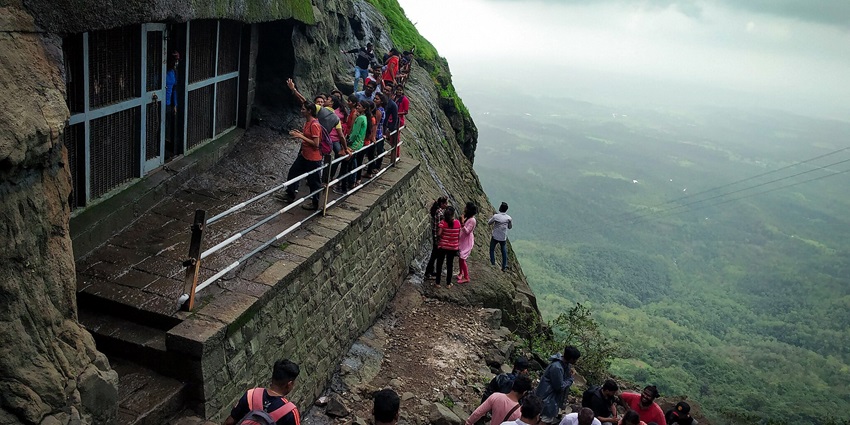 Naneghat Caves, a famous place near Maharashtra, offers historical significance and views.