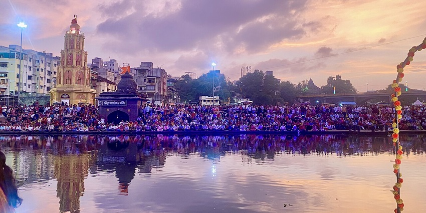 The serene and holy Ramkund Nashik is one of the best places to visit near Hinjewadi