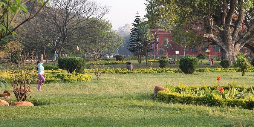 One of the places to visit in Koramangla is National Games Village featuring serene parks.