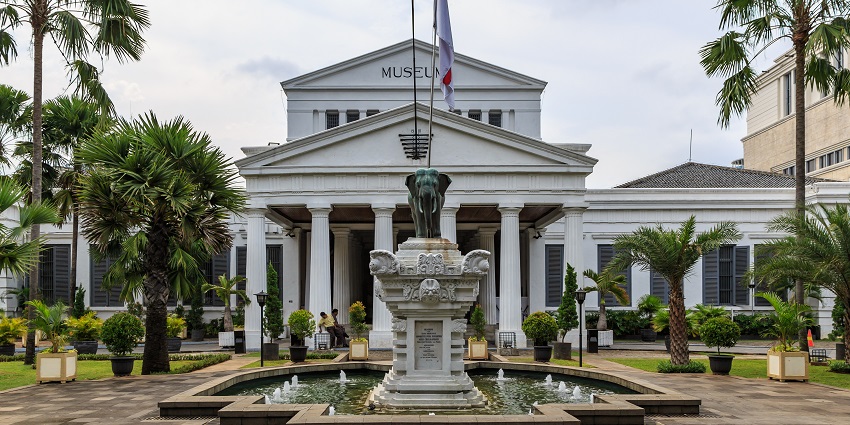 A view of the National Museum Of Indonesia, one of the top places to visit in Jakarta.