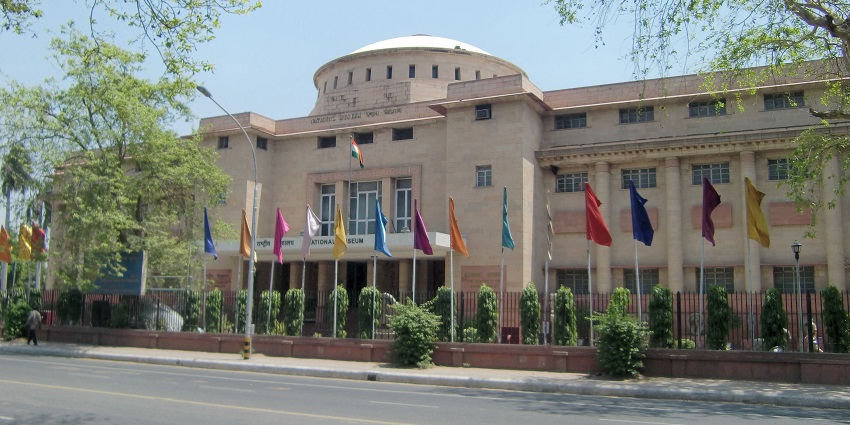 Statues at National Museum, an exquisite art museum in Delhi