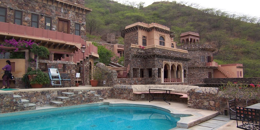 Beautiful snapshot of the iconic Neemrana Fort- Places to Visit Near Gurgaon Within 100 Kms