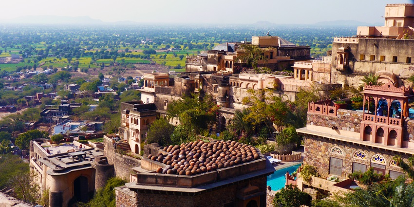 Image of Neemrana Fort Palace, one of the places to visit in Gurgaon within 300km