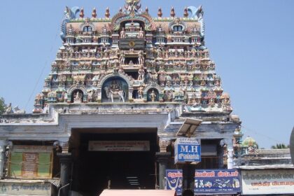 Ancient beauty at South Indian Nellaiappar Temple in Tamil Nadu, perfect to visit.