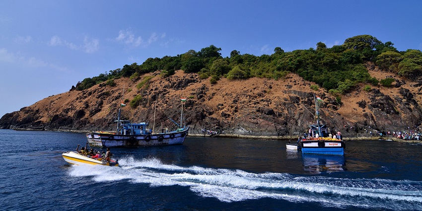 A glimpse of Netrani Island, the adventure paradise for scuba diving and snorkeling.