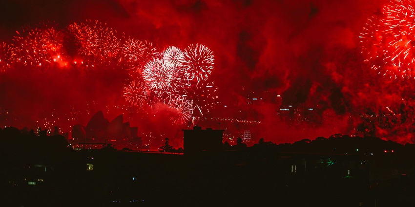 People enjoying the New Year event in Pune at JW Marriott in the vibrant city.