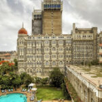 A view of the Taj Mahal Palace Hotel in Mumbai.