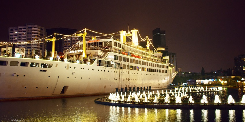 Night cruise offers stunning views of Mumbai's skyline and landmarks.