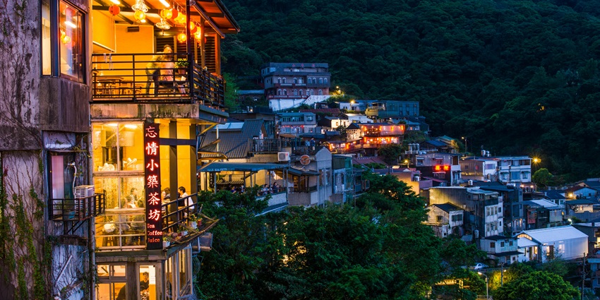 Enchanting view of a village in Bali at dawn, a journey through it offers a glimpse into culture