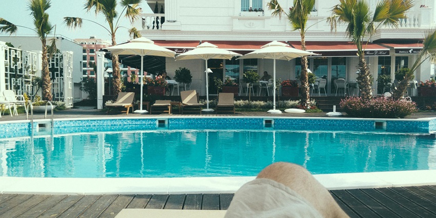 Noor-Us-Sabah Palace, is the place for the pool party in Bhopal featuring stunning views.