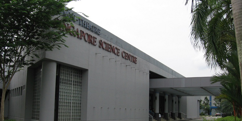 An exterior view of the Omni Theatre that is a part of the museum.