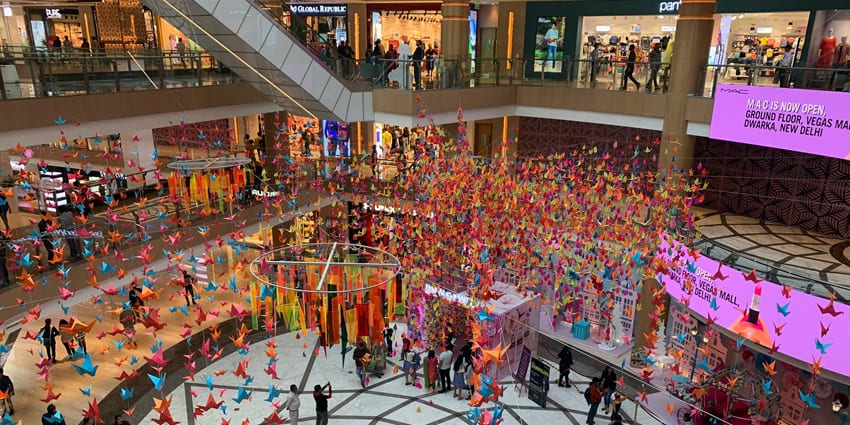 Inside the halls of Orion Mall, one of the places to visit in Malleswaram