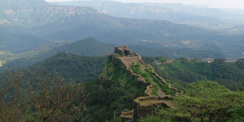 When visiting Vajragad Fort Maharashtra carry proper gear while trekking.