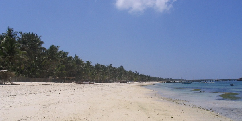 Beautiful image of the beach of the Lakshadweep and its panoramic views of the ocean