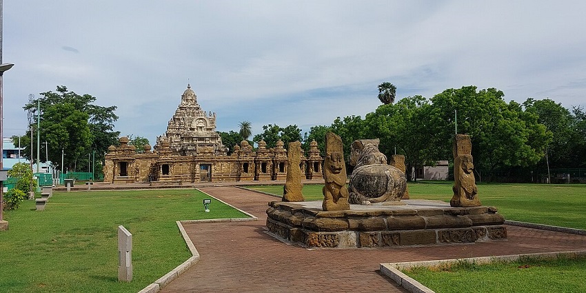 Panoramic view of one of the oldest religious sites in the world in Tamil Nadu