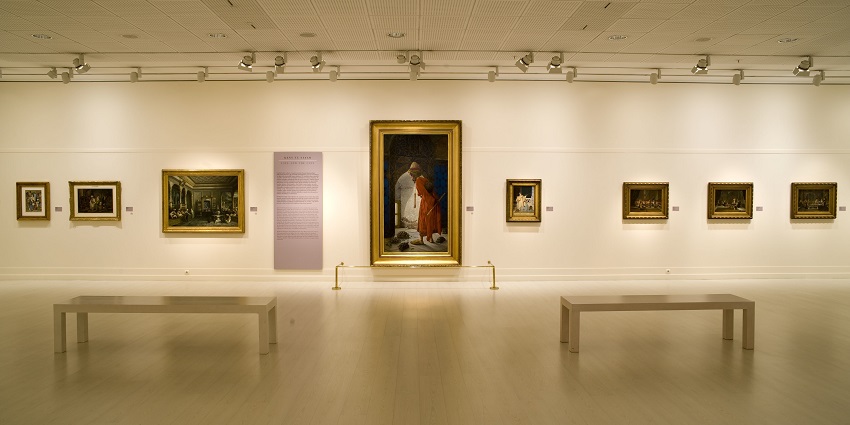 Inside the galleries of Bharathidasan Museum consisting of artefacts and antiques