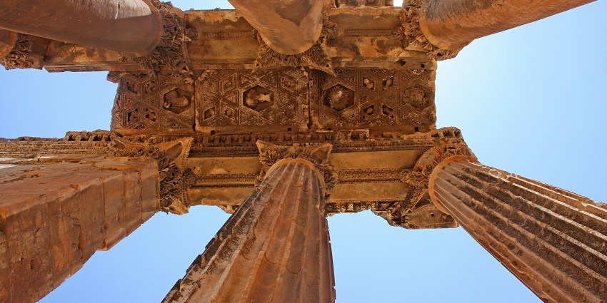 Bhimashankar temple image clicked from low angle.