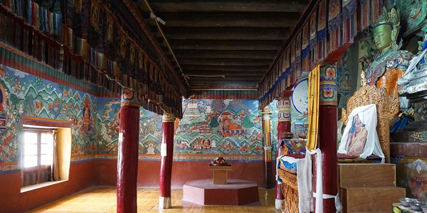 The Rizong Monastery has several rules and regulations like maintaining the silence