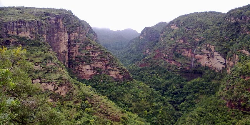 The scenic beauty of Pachmarhi is an ideal getaway on the Madhya Pradesh tourist places list.