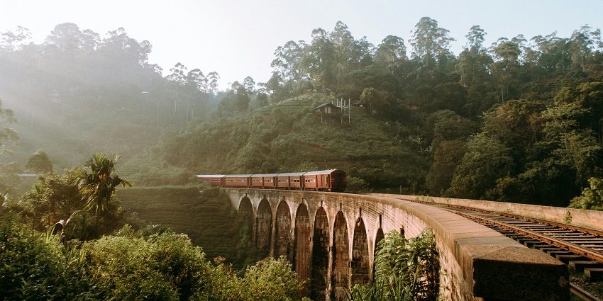 View of Pachmarhi hill station with lustrous green hills and a soothing environment.