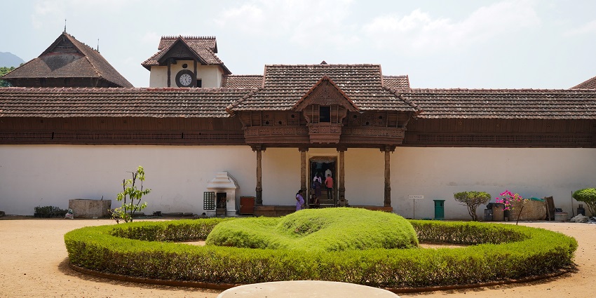 Padmanabhapuram Palace, a place of cultural importance near Ulakkai Aruvi Waterfalls.