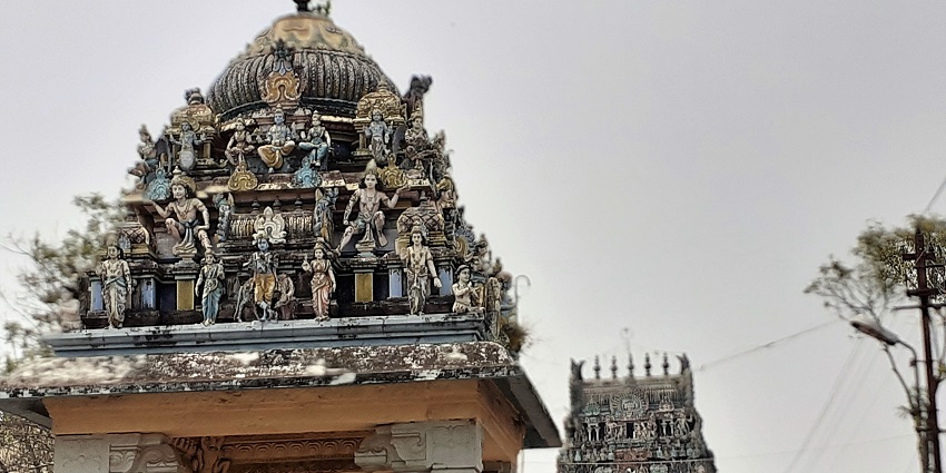 Palamalai Ranganathar Temple with the surrounding landscape.