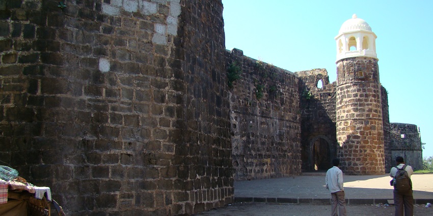 An old fort with sweeping views of the verdant surroundings.