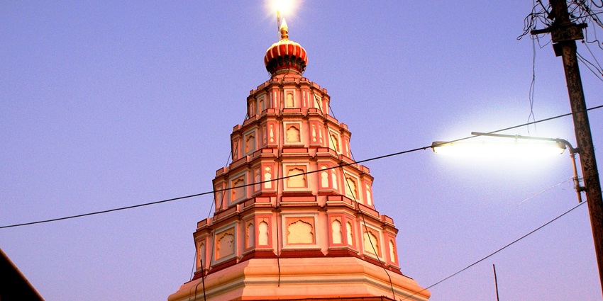 Shri Ballaleshwar temple in Pali, a tourist attraction near Abchand Caves.