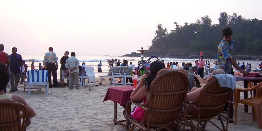elax, sip, and soak up the vibes at Palolem Beach, Goa.