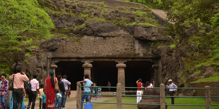 Kharghar tourist places feature Pandav Kada, the Historical site with scenic views and nature.