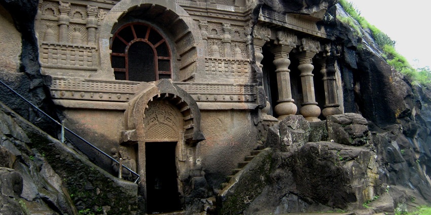 Rock-cut caves with intricate sculptures are places to visit in Nashik in rainy season.