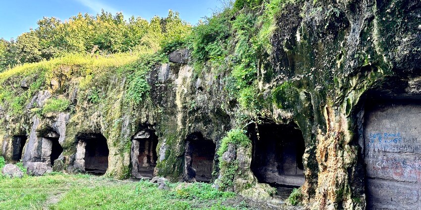 Pandav Leni Caves in Nashik, an ancient rock-cut site, is one of the best places near Zapurza museum