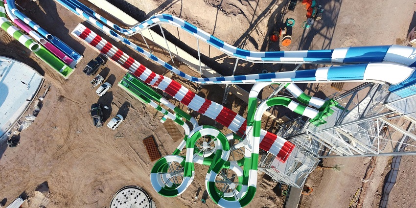 A bird’s eye view of the Panshet leisure hub, a famous tourist attraction of the region.