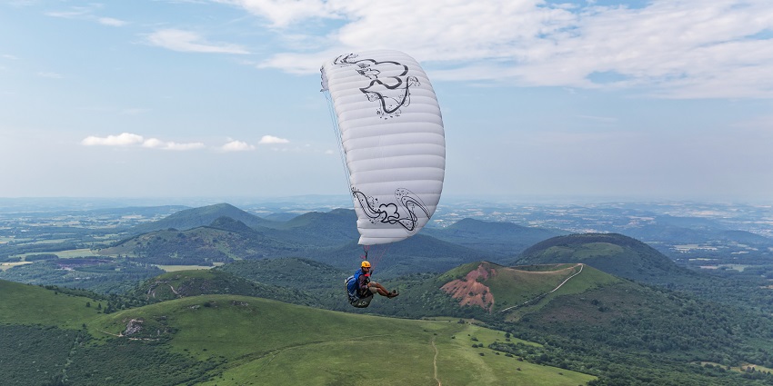 Paragliding over stunning landscapes; experience adventure sports in Ladakh for the adrenaline rush.