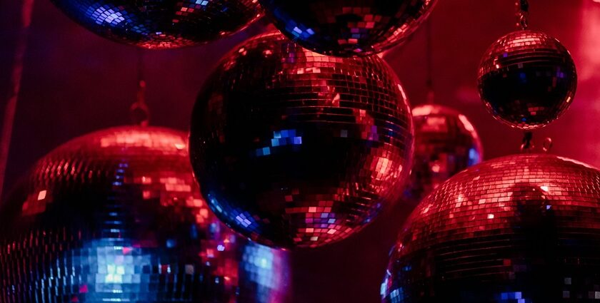 Image of disco balls - explore the party spots and theme parties in Bangalore