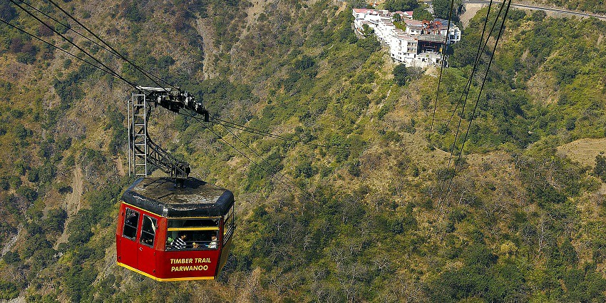 Thrilling timber trail offering picturesque views of the Shivalik hills.