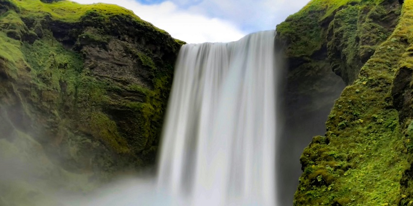 An image of the stunning Patalpani Waterfall near Shell City Water Park Indore.