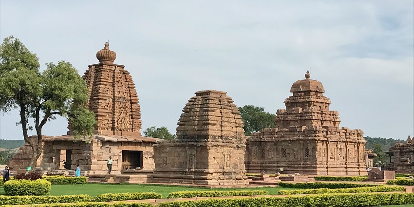 Temples in Pattadakal, a place to visit near Hampi.
