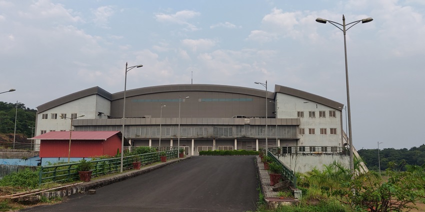 Scenic image of the beautiful sport complex in the vicinity of north Goa