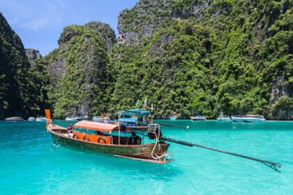 Full moon party in Phi Phi Island with vibrant festivities.