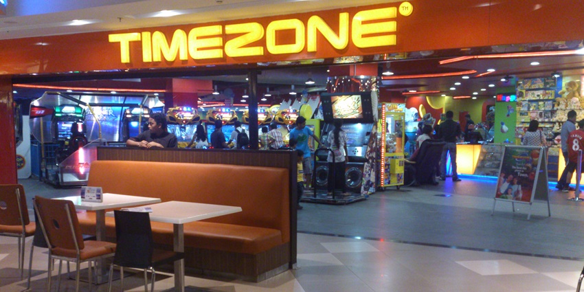 Image of inside Phoenix Market City Timezone store front, Phoenix MarketCity, Nagar Road in Pune, India