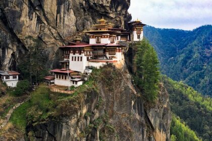 An image of a Phugtal Monastery which is located in Ladakh, Jammu and Kashmir.