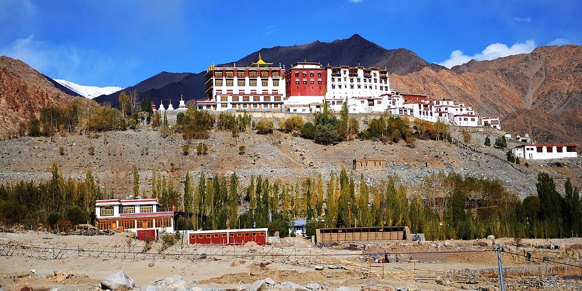 Phyang Monastery is one of the famous monasteries in Ladakh, Jammu and Kashmir.