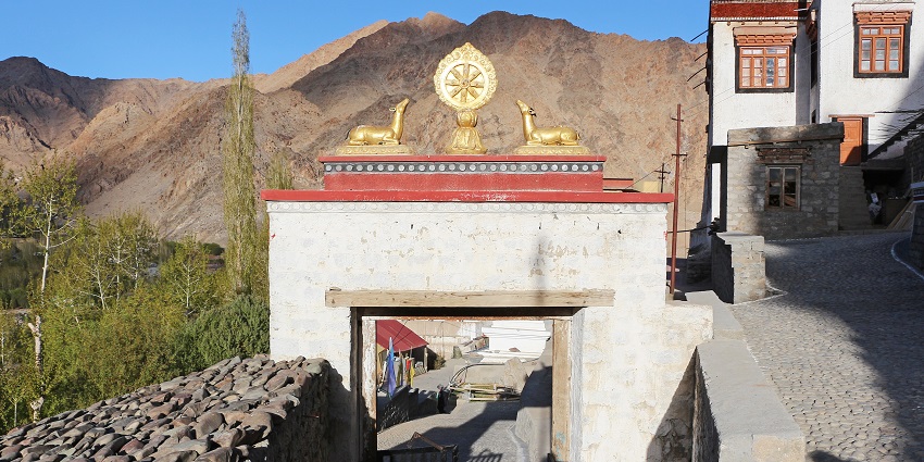 Phyang Gompa, located in Fiang, hosts an annual festival showcasing traditional rituals.